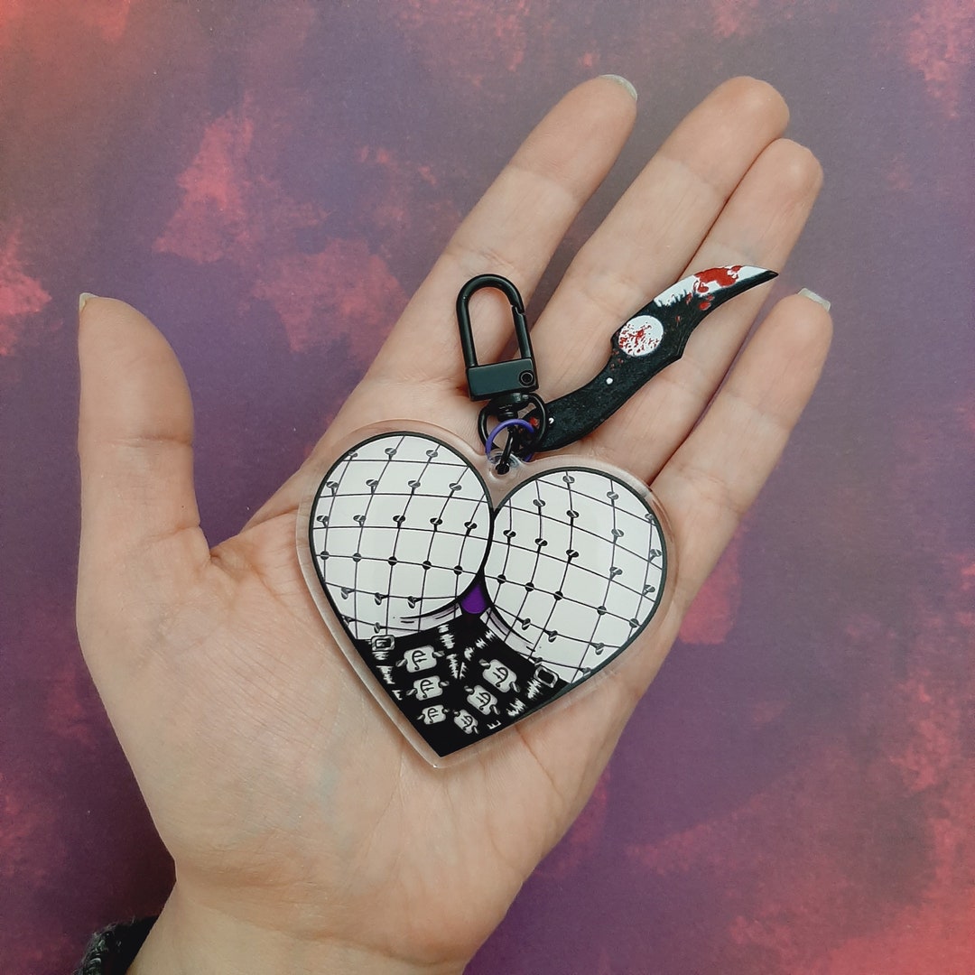 Heart Butt Hellraiser Pin Head Acrylic Keychain - Etsy
