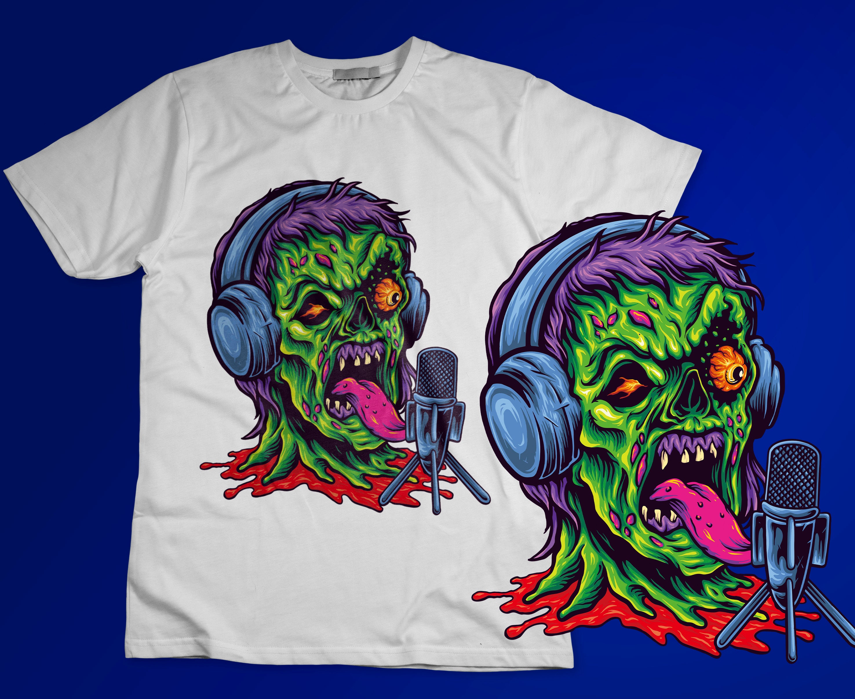 zombie t shirt design