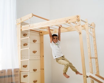 Gym Playroom Swing Soft Play Diy Indoor Jungle Gym For Toddlers