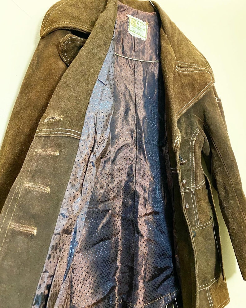 1960\u2019s Brown Suede Jacket Made in Mexico