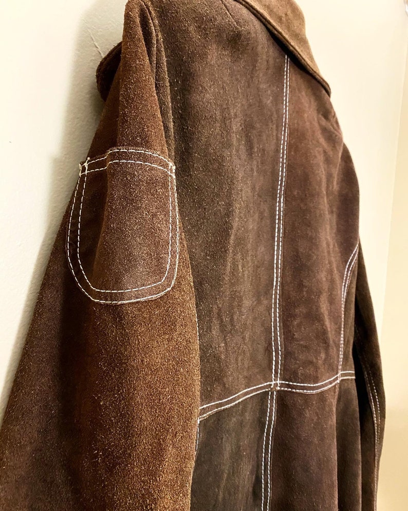 1960\u2019s Brown Suede Jacket Made in Mexico