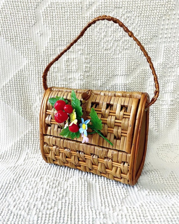 Woven Basket Purse