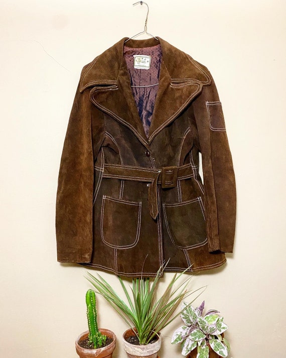 1960’s Brown Suede Jacket Made in Mexico