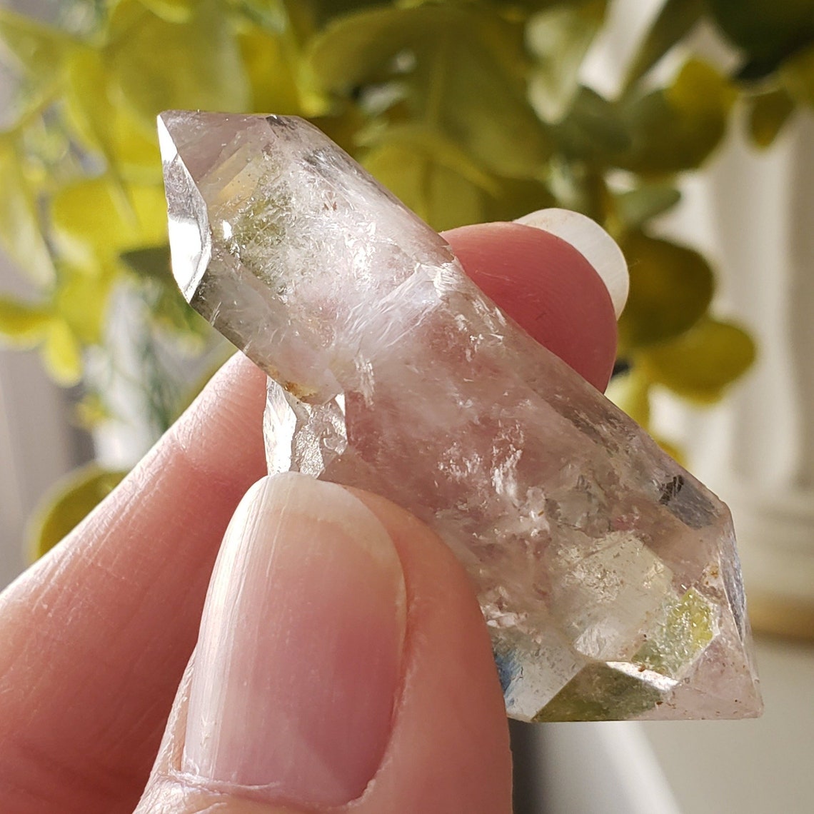Ghost Kun Is An Unpolished Gemstone Phantom Quartz Ghost Quartz Rock Double Terminated Crystal | Etsy