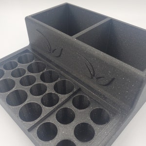 Vape Stand / Vaporizer Pen Holder - STL Digital File Only, Desk Organizer with 510 Tip/Cartridge Storage - Lots of great color options!