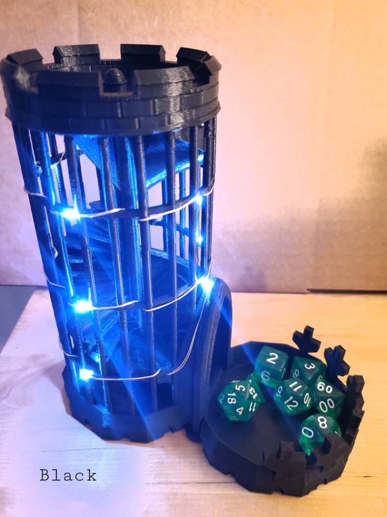Dice Tower 2.0 Includes D&D Dice Dungeons and Dragons Etsy