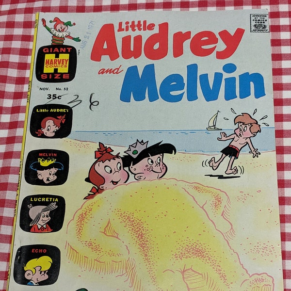 Little Audrey and Melvin, Harvey Comics, November 1971, Vol 1, No. 52