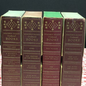 Reader's Digest Condensed Books the Four Books From 1957 -  Canada