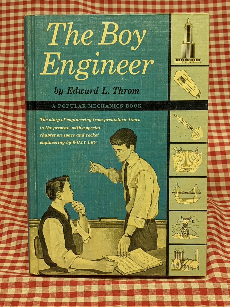 Vintage the Boy Engineer A Popular Mechanics Book Etsy