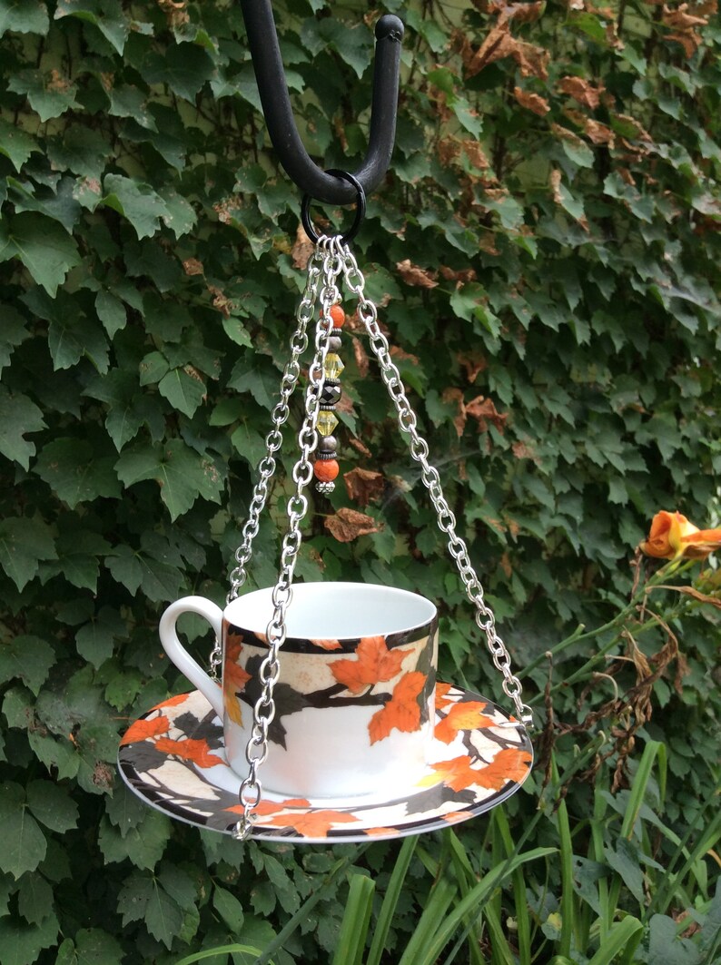 Tea Cup and Saucer Bird Feeder Garden Decorations Succulent Etsy