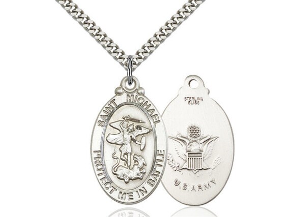 St michael army necklace deals
