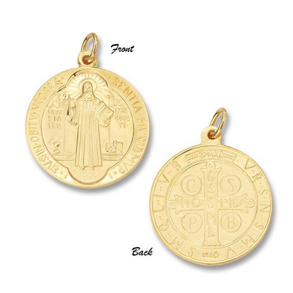 St Benedict Medal (High Quality) - Round 3/4 inch