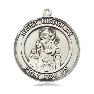 St Nicholas Sterling Silver Pendant Only