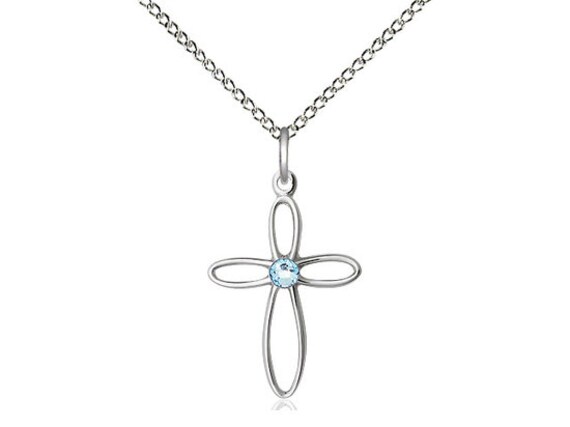 Loop clearance cross necklace