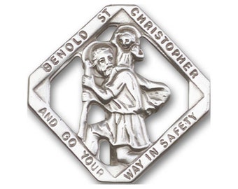 St Christopher Visor Clip