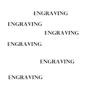 Engraving Option