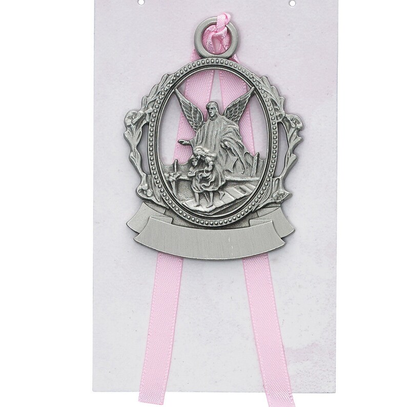Engravable Pewter Crib Medal