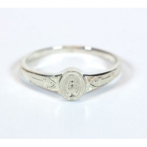 Sterling Silver Religious Ring image 1