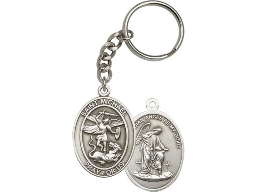 St. Michael the Archangel Keychain - Etsy