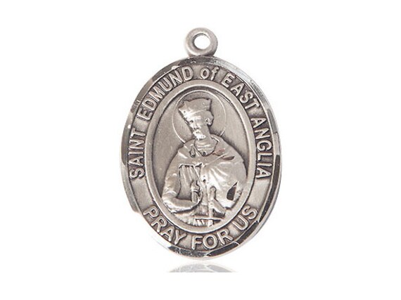 DiamondJewelryNY Sterling Silver St Edmund of East Anglia Pendant DiamondJewelryNY Sterling Silver St Edmund of East Anglia Pendant