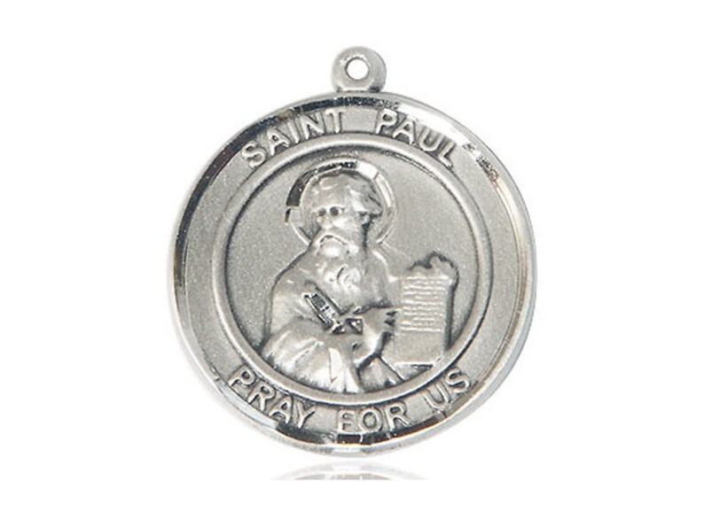 St Paul the Apostle Sterling Silver Pendant on a 24 Inch Light - Etsy