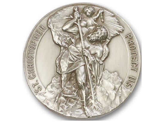 St Christopher Visor Clip