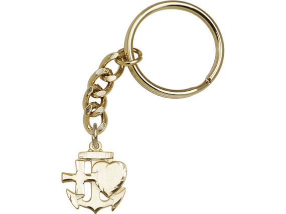 Gold store plated keychain