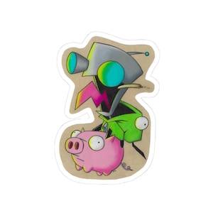 Gir Stickers for Quirky Decor, Fun Gift for Kids, Laptop, Water Bottles, Scrapbooking, Collectibles