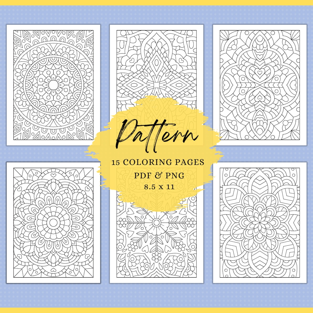 Pattern Coloring Pages, Coloring Pages for Adults, Coloring Pages ...