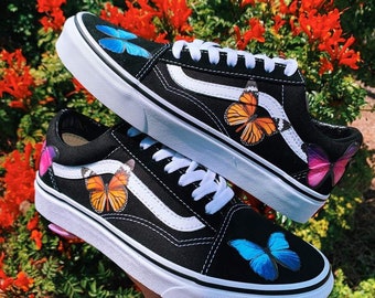 3M Reflective Butterfly Old Skool Vans – Nuwavezz | Vans 3M Reflective Butterfly Old Skool Vans – Nuwavezz | Vans