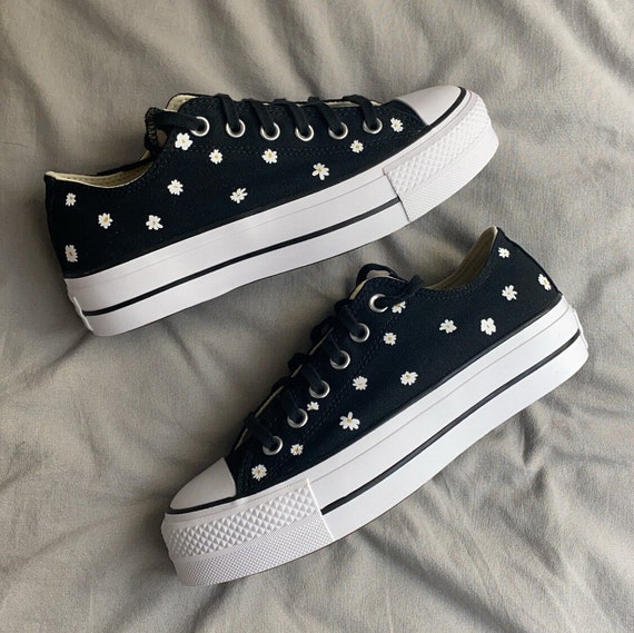 DAISY DESIGN Converse All Star Platform Low Custom Design - Etsy 日本