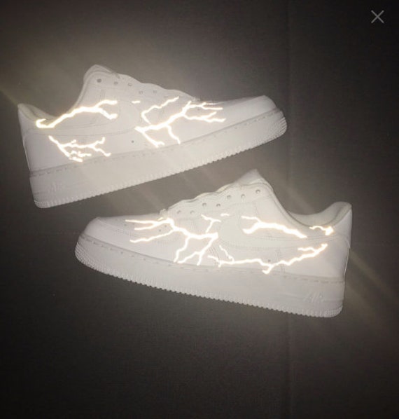 air force 1 reflective lightning