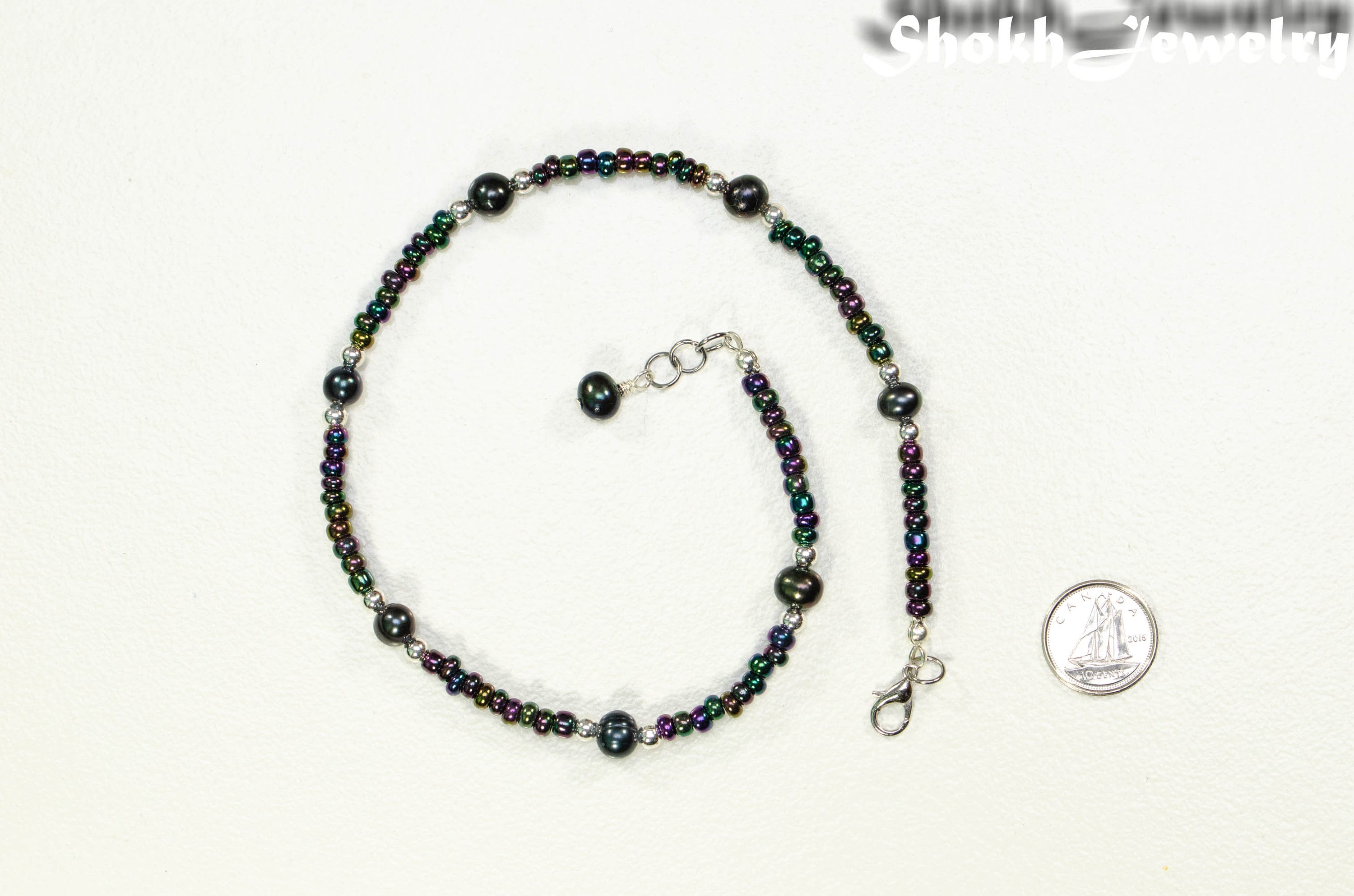 ジュエリー Beading Tutorial Chalfie Bracelet With Crescent Beads- PDF