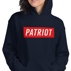 Patriot Hoodie By RedPill45, Patriotic American, Patriot, America Sweatshirt, Conservative Gift, America First, USA Hoodie, Patriot Hoodie