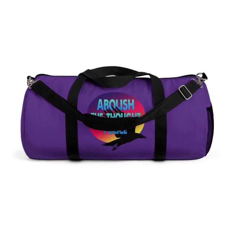 Abolish the Thought Police Duffle Bag by Redpill45 Vaporwave Etsy