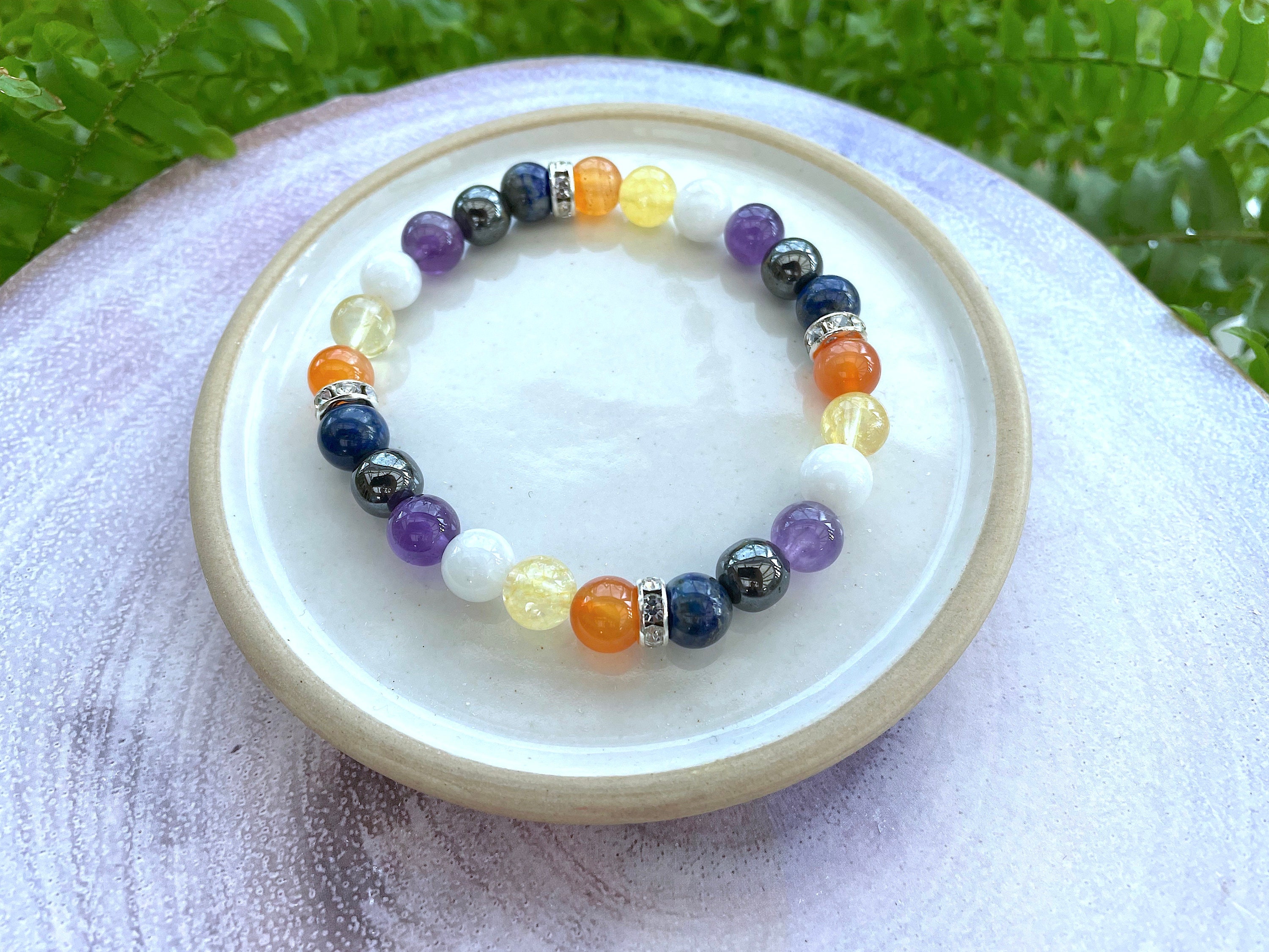 Menopause crystal bracelet healing gemstone bracelet Etsy