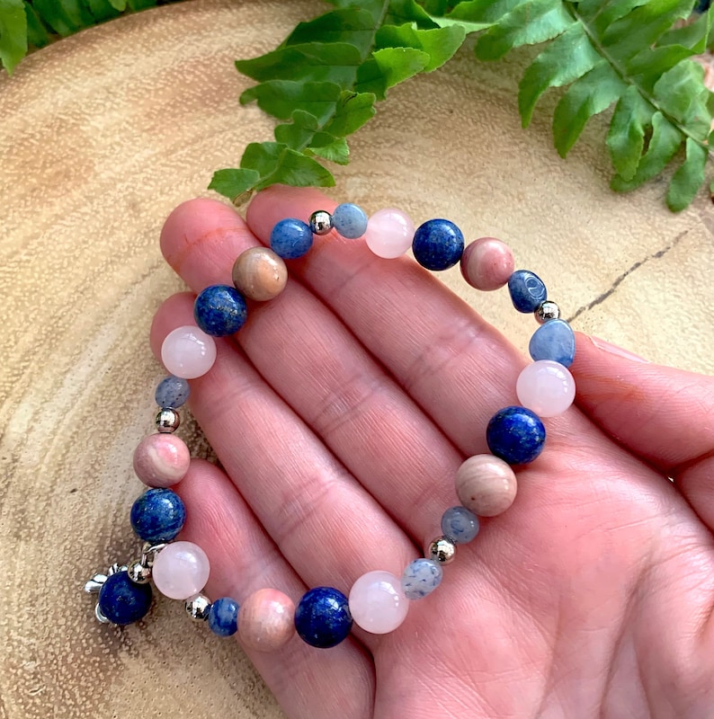 Headache & Migraine Relief Crystal Bracelet Lapis Lazuli Etsy