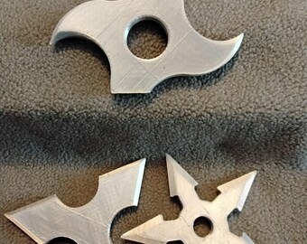 3D Printed Embedded Throwing Star Magnet