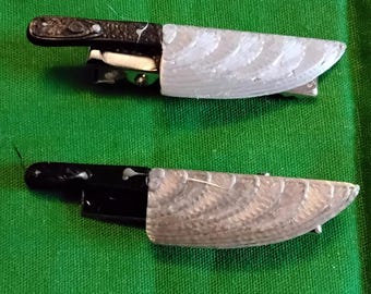 Goth Knife hair clips!! Set of 2 clips!!