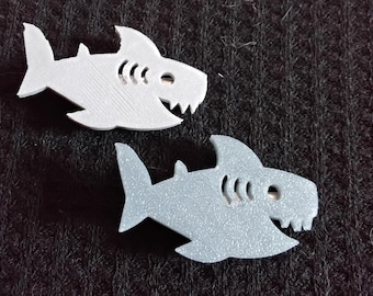 Great White Shark hair clips!! Set of 2 clips!!