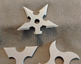 3D Printed Embedded Throwing Star Magnet