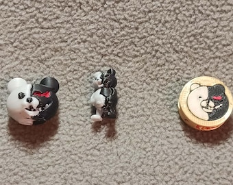 3D Printed Danganronpa Themed Beads. Set of 2