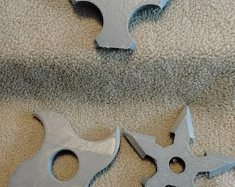 3D Printed Embedded Throwing Star Magnet