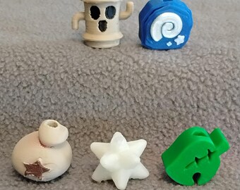 Animal Crossing Themed Bead. Set of 2