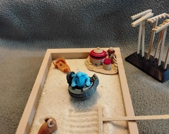 3D printed DIY Desktop  Star Wars Return of the Jedi themed Zen Garden kit