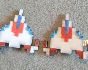 Anime Danganronpa 3d printed hair clips!! Set of 2 clips!