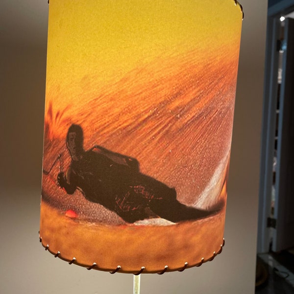 Unique Handmade Vintage Waterski Lamp Shade