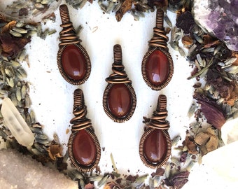 Carnelian Pendants