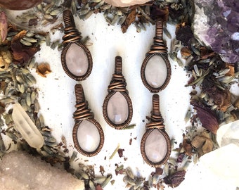 Rose Quartz Pendants