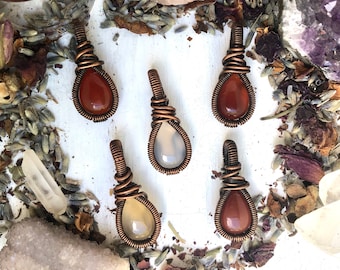 Carnelian Pendants